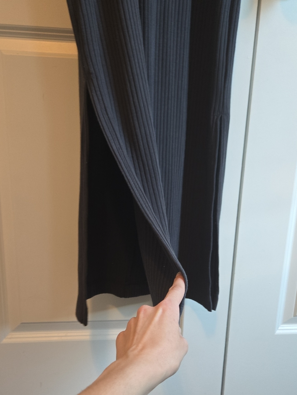 Old Navy Long Sleeve Maxi Dress With Side Slits - Picture 2 of 4
